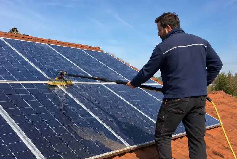 Nettoyage et entretien de panneaux solaires à Lherm